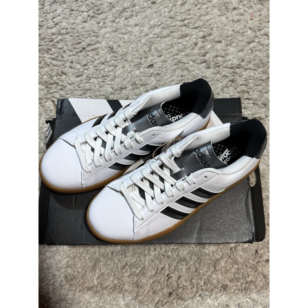 adidas Grand Court 2.0 Women's White/ Silver Gummy Shoes JH8683